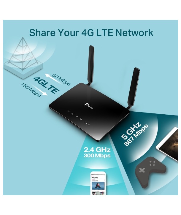 TP-Link Archer MR400 Router 4G LTE...