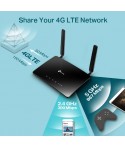 TP-Link Archer MR400 Router 4G LTE Inalámbrico AC1350, Banda Dual, módem 4G interno, 3 x LAN 10/100Mbps, 3 antenas WiFI internas