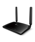 TP-Link TL-MR6400 Router 4G LTE inalámbrico N 300Mbps, módem 4G interno, 3 x LAN 10/100Mbps, 2 antenas WiFI internas 2 LTE desmo