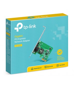 TP-Link TG-3468 Adaptador de Red PCIe Gigabit de 32-bits, Realtek RTL8168B, puerto RJ45 2