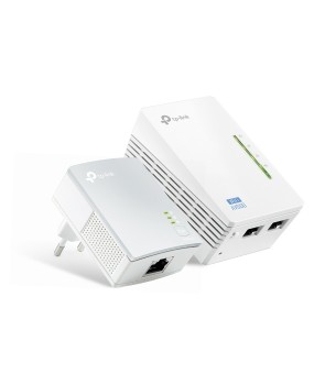 TP-Link TL-WPA4220 KIT - Kit de inicio de extensor Powerline Wi-Fi AV600 de 300 Mbps