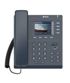 HTEK UC921G - Teléfono IP, 4 cuentas SIP
