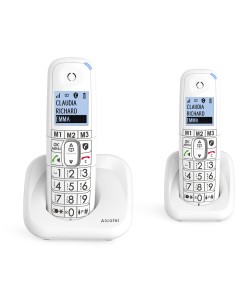 Alcatel ATL1423266 - Teléfono inalámbrico XL785 blanco con bloqueo de llamadas Dúo