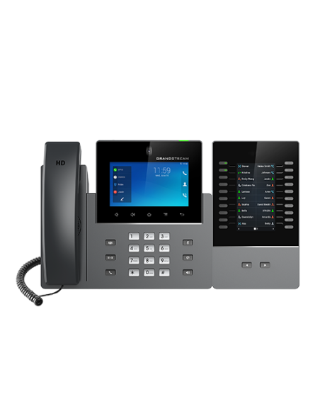 Grandstream GXV3450 - Videoteléfono WiFi con 16 cuentas SIP. 2xGb, PoE, Android, pantalla 5" táctil color, Bluetooth