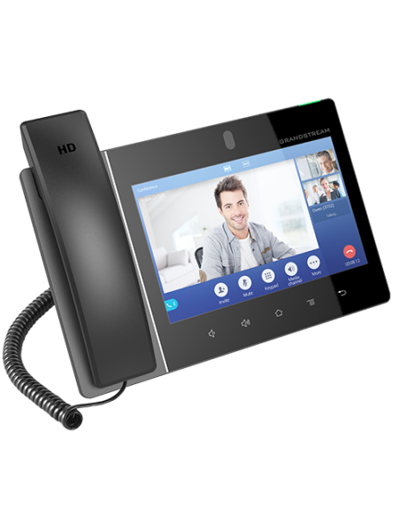 Grandstream GXV3480 - Videoteléfono WiFi 6 con 16 cuentas SIP. 2xGb, PoE, Android, pantalla 8" táctil color, Bluetooth