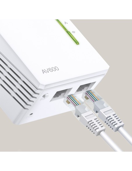 TP-Link TL-WPA4220 TKIT - Kit Powerline Extensor Universal de Cobertura Wi-Fi AV500, 2 Puertos Ethernet
