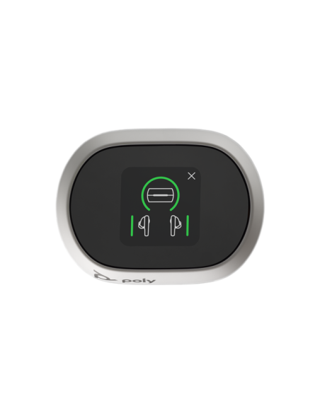 HP 7Y8G7AA (Poly 216755-01) - VOYAGER FREE 60+ UC con cargador Touch Screen, compatible Teams, USB-A Blanco