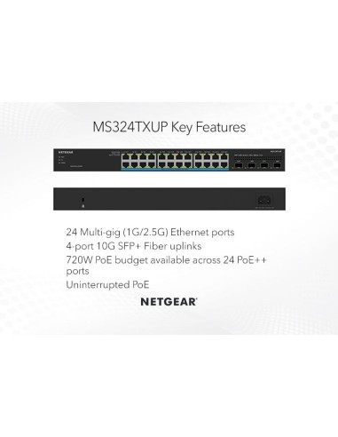 Netgear MS324TXUP-100EUS - Smart...