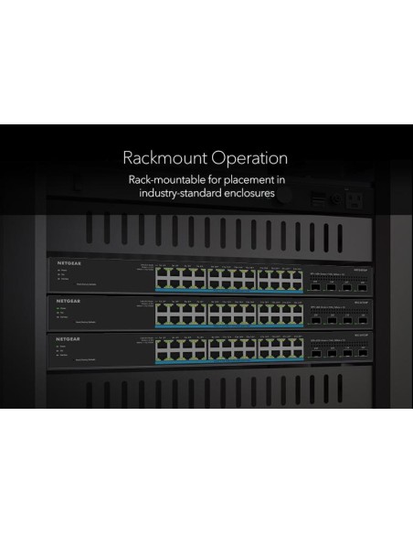 Netgear MS324TXUP-100EUS - Smart switch de 24 puertos multigigabit Ethernet Ultra60 PoE++ con 4 puertos SFP+