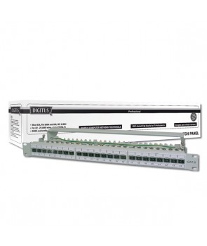 Digitus DN-91624S Panel de parcheo 24 conectores Cat 6 Apantallado