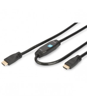 Digitus AK-330105-200-S Cable HDMI 1.4+3D s tipo A Macho/Macho 20 mts ampl