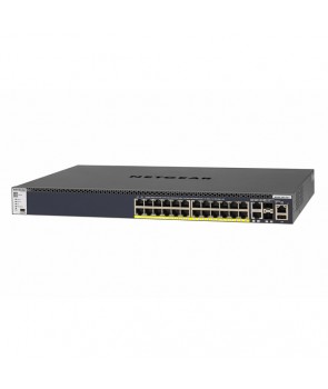 Netgear M4300-28G-PoE+ Stackable Managed Switch with 24x1G PoE+ and 4x10G (550W PSU) 