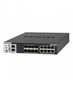 Netgear M4300-8X8F Stackable Managed Switch with 16x10G including 8x10GBASE-T and 8xSFP+ Lay