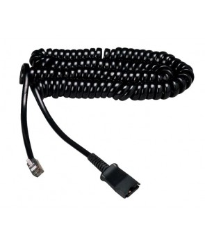Plantronics 38340-01 Cable rizado U10P-S19 compatible UNIFY