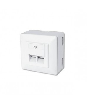 Digitus DN-9006-N Roseta de superficie 2xRJ45 CAT. 6