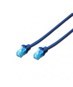 Digitus DK-1511-030/B Latiguillo UTP CAT. 5e flexible 3 metros color AZUL
