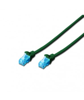 Digitus DK-1511-005/G Latiguillo Cat-5e DE 0.50 Mts. color VERDE (Cobre)