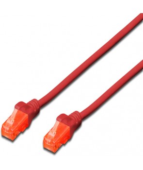 Digitus DK-1617-020/R Latiguillo Cat-6 DE 2 Mts. color ROJO (Cobre)