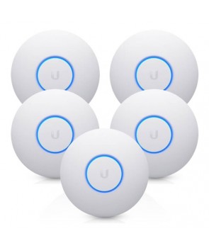 Ubiquiti UAP-NANOHD-5 4x4 MU-MIMO Wave 2 802.11ac Enterprise Wi-Fi Access Point, 5-Pack  (POE not included)