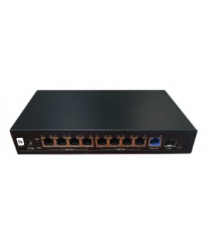EKSELANS 334002 SWP 9 Switch PoE 8 puertos GE. 2 uplinks. 120W