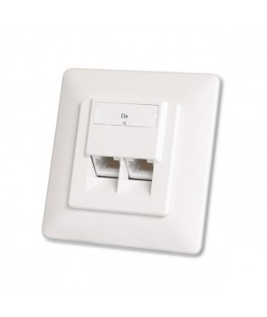 Digitus DN-9005-N Roseta empotrable DIGITUS 2xRJ45 CAT. 6 apantallado