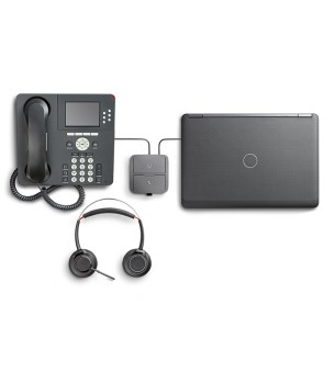 Plantronics 207414-03 MDA220 Conmutador para auriculares USB 2