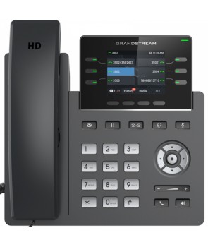 Grandstream GRP2613 Terminal IP, pantalla LCD dual a color, 4 cuentas SIP y puertos gigabit