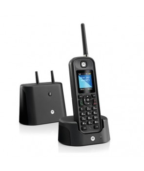 Motorola O201-NEGRO Teléfono DECT inalámbrico de largo alcance