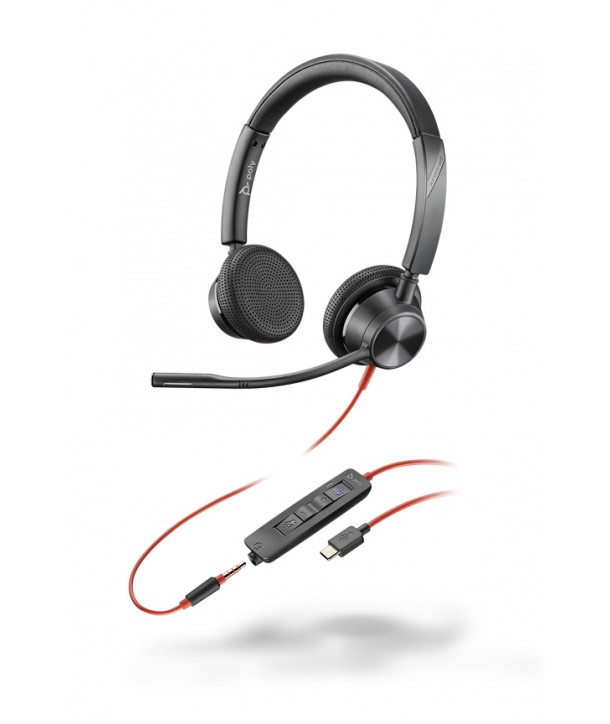 Poly 214017-01 Blackwire 3325, BW3325-M USB-C