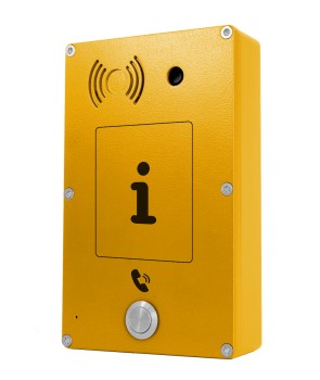 Intercom. IP-SIP Superficie 1 botón Ama. 1xEther. 2