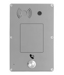 Intercom. IP-SIP Superficie 1 botón Gris  Cámara 