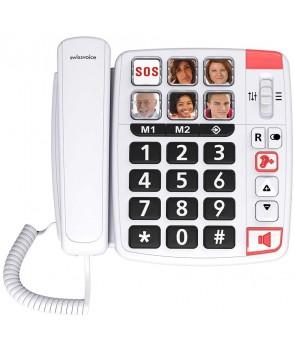 Alcatel ATL1418644 - Teléfono Swissvoice Xtra 1110 blanco