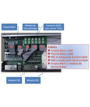 Xorcom XR0129/2U - Kit Líneas Alog Fail-over (para CXR e IP-PBX 2U) 2
