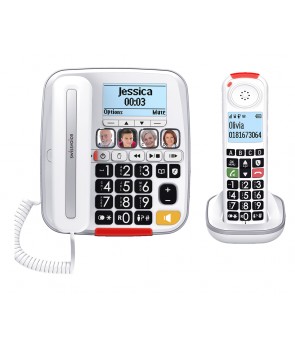Alcatel ATL1424027  - Teléfono Combo Swissvoice Xtra 3355 blanco